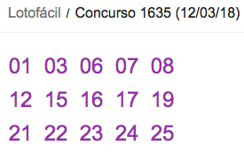 resultado lotofacil 1635